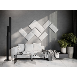 Decorative fabric velvet panels «Rectangle Velvex»