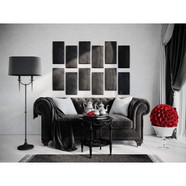 Decorative fabric velvet panels «Rectangle Velvex»