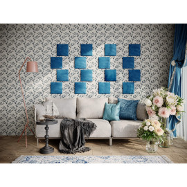 Decorative fabric velvet panels «Square Velvex»