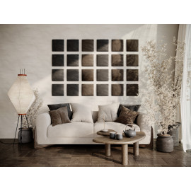 Decorative fabric velvet panels «Square Velvex»