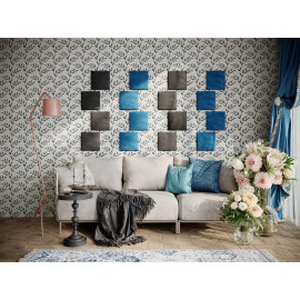 Decorative fabric velvet panels «Square Velvex»