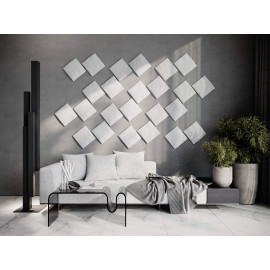 Decorative fabric velvet panels «Square Velvex»