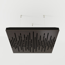 Acoustic Ceiling Panels «Wave-F» Wenge