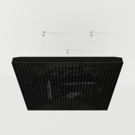 Acoustic Ceiling Panels «Wilds-F» Black Gloss