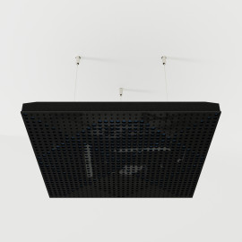 Acoustic Ceiling Panels «Wilds-F» Black Gloss