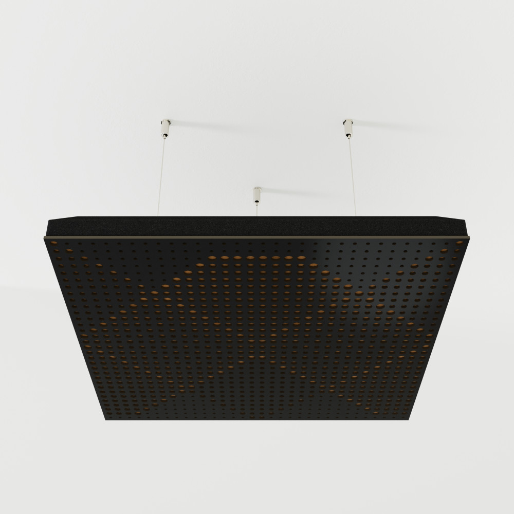 Acoustic Ceiling Panels «Wilds-F» Black