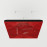 Acoustic Ceiling Panels «Wilds-F» Red Gloss