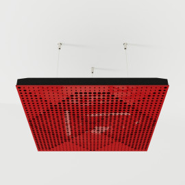 Acoustic Ceiling Panels «Wilds-F» Red Gloss