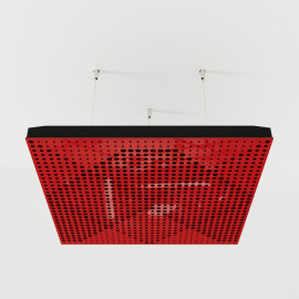 Acoustic Ceiling Panels «Wilds-F» Red Gloss
