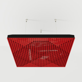 Acoustic Ceiling Panels «Wilds-F» Red Gloss