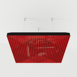 Acoustic Ceiling Panels «Wilds-F» Red Gloss