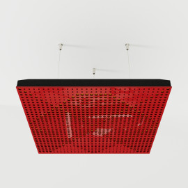 Acoustic Ceiling Panels «Wilds-F» Red Gloss