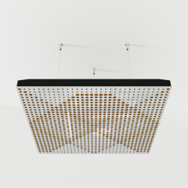 Acoustic Ceiling Panels «Wilds-F» White Gloss