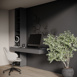 Acoustic Hexagon Wood (HDF) Panels