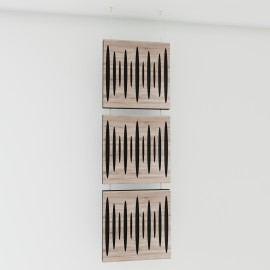 Decorative Hanging screen Acoustic panels "Pulsar"