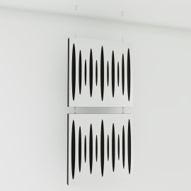 Decorative Hanging screen Acoustic panels "Pulsar"