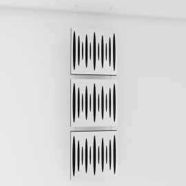 Decorative Hanging screen Acoustic panels "Pulsar"