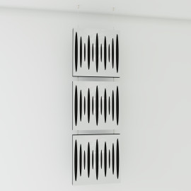 Decorative Hanging screen Acoustic panels "Pulsar"
