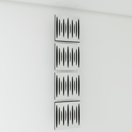 Decorative Hanging screen Acoustic panels "Pulsar"