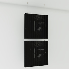 Decorative Hanging screen Acoustic panels "Slatobaf"