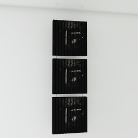 Decorative Hanging screen Acoustic panels "Slatobaf"