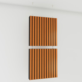 Decorative Hanging screen Acoustic panels "Slatobaf"