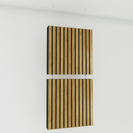 Decorative Hanging screen Acoustic panels "Slatobaf"