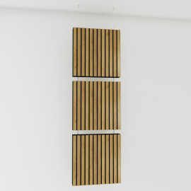 Decorative Hanging screen Acoustic panels "Slatobaf"
