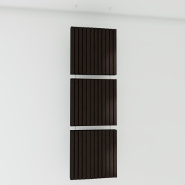 Decorative Hanging screen Acoustic panels "Slatobaf"