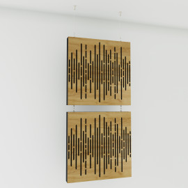 Decorative Hanging screen Acoustic panels "Wave"