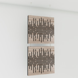 Decorative Hanging screen Acoustic panels "Wave"