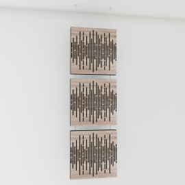 Decorative Hanging screen Acoustic panels "Wave"