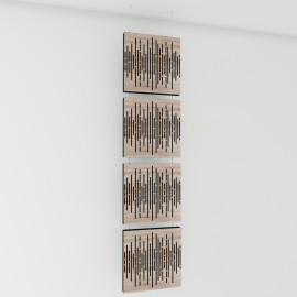Decorative Hanging screen Acoustic panels "Wave"