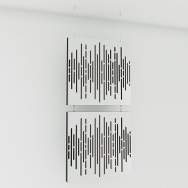 Decorative Hanging screen Acoustic panels "Wave"