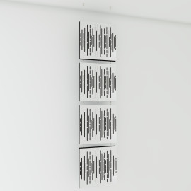 Decorative Hanging screen Acoustic panels "Wave"