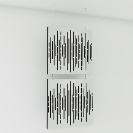 Decorative Hanging screen Acoustic panels "Wave"