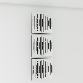 Decorative Hanging screen Acoustic panels "Wave"