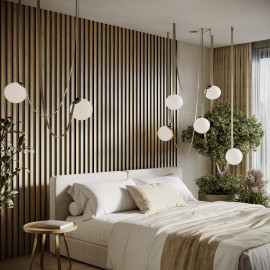 Wooden Decorative Acoustic Panel «Lamela»