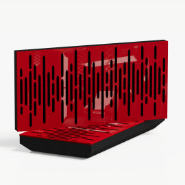 Narrow Acoustic Wall Panel "Wave-Horizont"
