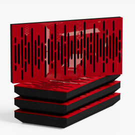 Narrow Acoustic Wall Panel "Wave-Horizont"