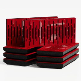 Narrow Acoustic Wall Panel "Wave-Horizont"