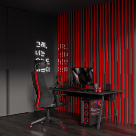 Wooden Decorative Acoustic Panel «Pluta»