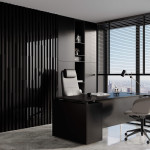 Wooden Decorative Acoustic Panel «Pluta»