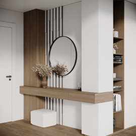 Wooden Decorative Acoustic Panel «Pluta»