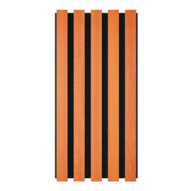 Acoustic Slat Wood (HDF) "Pole-HALF" Wall Panels