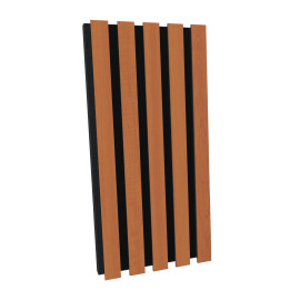 Acoustic Slat Wood (HDF) "Pole-HALF" Wall Panels