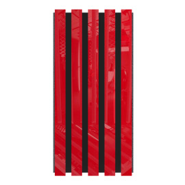 Acoustic Slat Wood (HDF) "Pole-HALF" Wall Panels