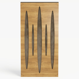 Narrow Acoustic Panel "Pulsar-F Fabric" Oak