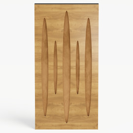 Narrow Acoustic Panel "Pulsar-F Fabric" Oak