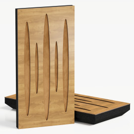 Narrow Acoustic Panel "Pulsar-F Fabric" Oak